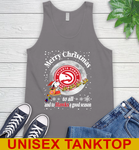 Atlanta Hawks Merry Christmas To All And To Hawks A Good Season NBA Basketball Sports Tank Top 6