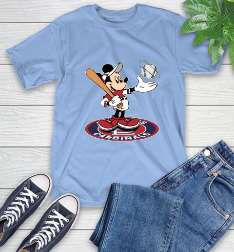 MLB Baseball St.Louis Cardinals Cheerful Mickey Disney Shirt T-Shirt 12