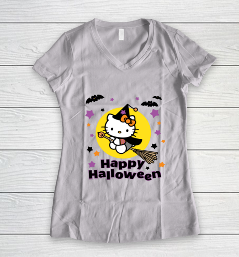Hello Kitty Happy Halloween Women's V-Neck T-Shirt