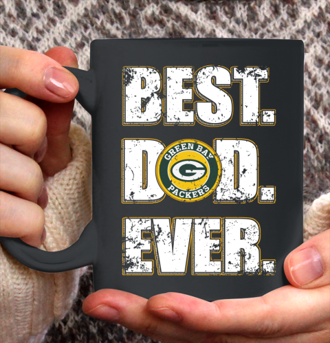NFL Green Bay Packers Football Best Dad Ever Family Shirt Ceramic Mug 11oz 2