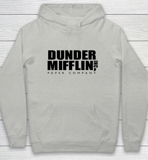 The Office Black Dunder Mifflin Logo Youth Hoodie