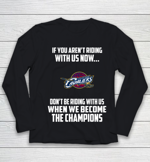 NBA Cleveland Cavaliers Basketball We Become The Champions Youth Long Sleeve