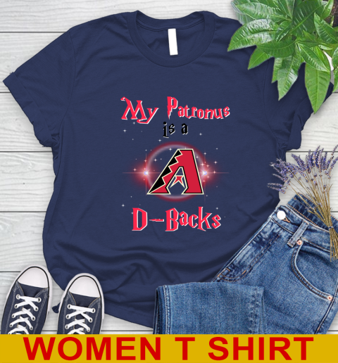 MLB Baseball Harry Potter My Patronus Is A Arizona Diamondbacks Women's T-Shirt 12