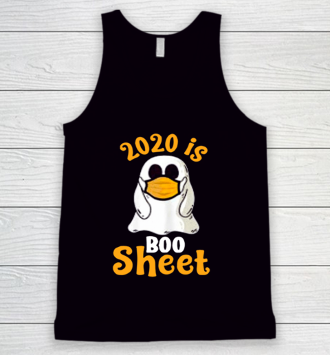 2020 Boo Sheet Ghost In Mask Halloween Tank Top