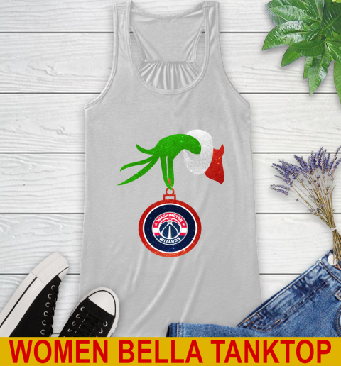 Washington Wizards Grinch Merry Christmas NBA Basketball Racerback Tank