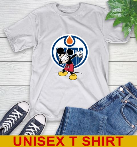 Edmonton Oilers NHL Hockey Dabbing Mickey Disney Sports T-Shirt 12