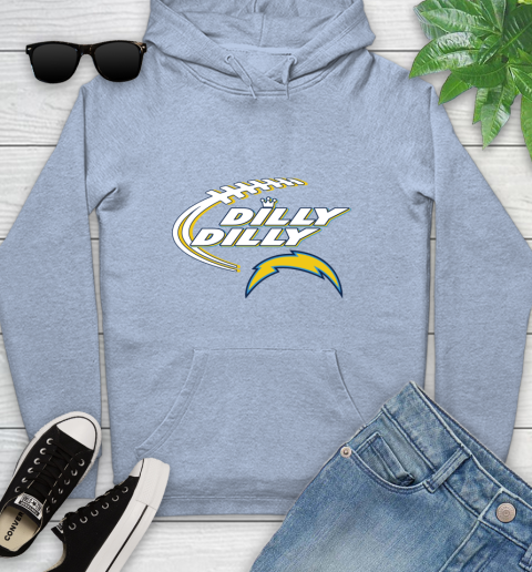 NFL Los Angeles Chargers Dilly Dilly Football Sports Youth Hoodie 10