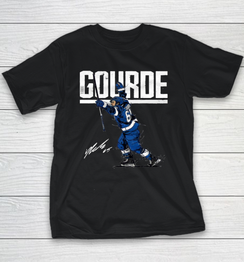 Yanni Gourde For Tampa Bay Lightning Fans Youth T-Shirt