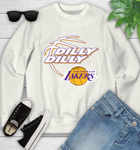 NBA Los Angeles Lakers Dilly Dilly Basketball Sports Youth Sweatshirt