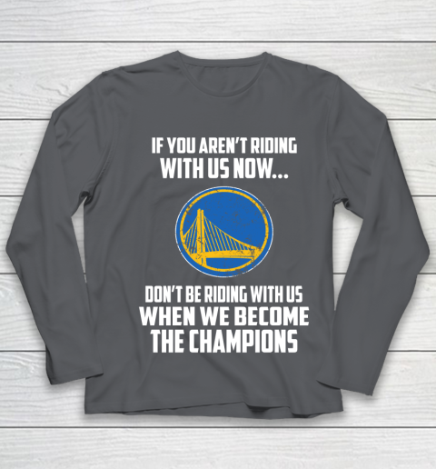 NBA Golden State Warriors Basketball We Become The Champions Youth Long Sleeve 6