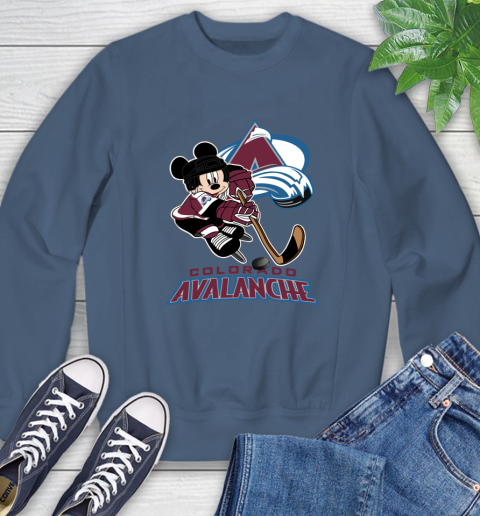NHL Colorado Avalanche Mickey Mouse Disney Hockey T Shirt Sweatshirt 19