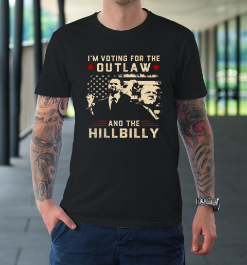 Trump 2024 Flag Outlaw Hillbilly J D.Vance 2024 Donald Trump T-Shirt