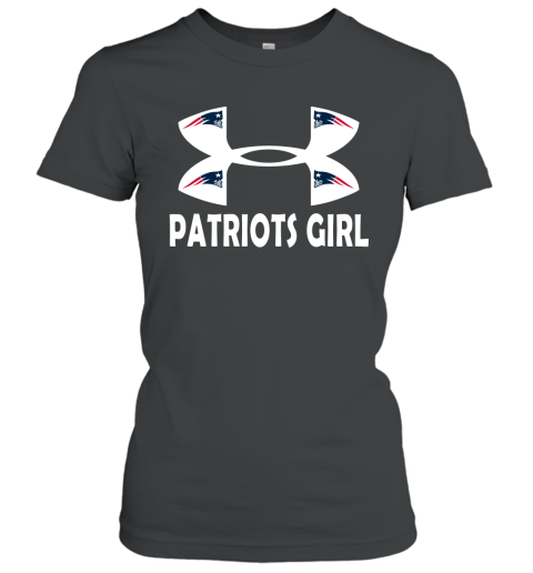 NFL New England Patriots Girl Under Armour Football Sports FURvtz2xT1n ladies t shirt 20 95 151514 front black
