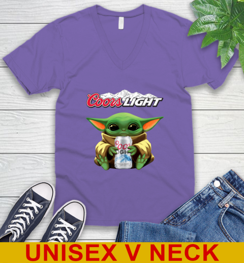 Star Wars Baby Yoda Hugs Coors Beer Shirt 57