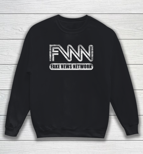 FNN Logo Fake News Network Funny T Shirt Political Joke Sweatshirt