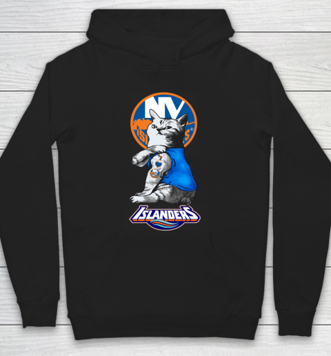 NHL My Cat Loves New York Islanders Hockey Hoodie