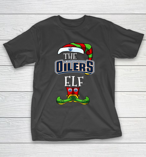 Edmonton Oilers Christmas ELF Funny NHL T-Shirt