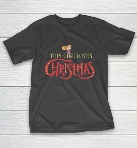 Christmas T Shirt This girl loves Christmas Mug T-Shirt
