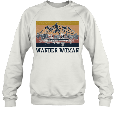 Canoeing Wander Woman Vintage Sweatshirt