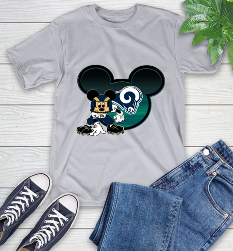 NFL Los Angeles Rams Mickey Mouse Disney Football T Shirt T-Shirt 6