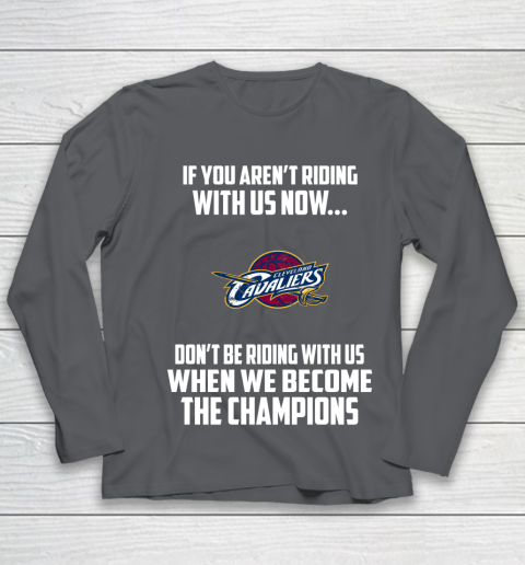 NBA Cleveland Cavaliers Basketball We Become The Champions Youth Long Sleeve 6