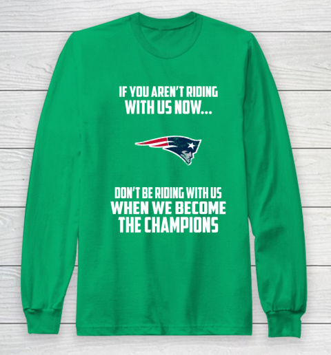 NFL New England Patriots Football We Become The Champions Long Sleeve T-Shirt 4