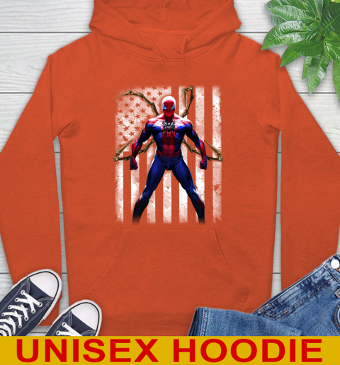 MLB Baseball New York Yankees Spider Man Avengers Marvel American Flag Shirt Hoodie 4