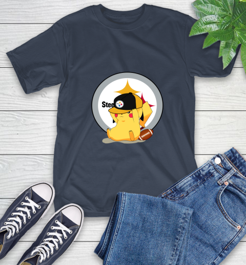 NFL Pikachu Football Sports Pittsburgh Steelers T-Shirt 4