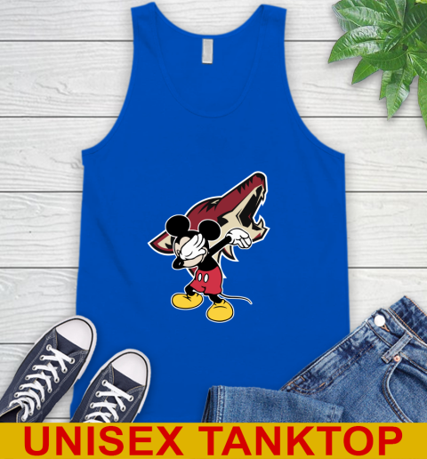 Arizona Coyotes NHL Hockey Dabbing Mickey Disney Sports Tank Top 5