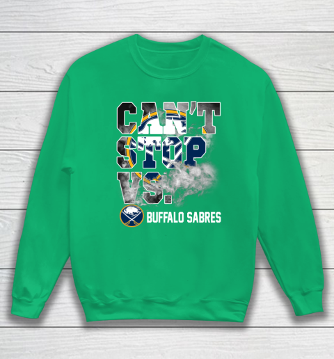 NHL Buffalo Sabres Hockey Can't Stop Vs Sweatshirt 6 NHL Buffalo Sabres Hockey Can't Stop Vs Sweatshirt - Image 6