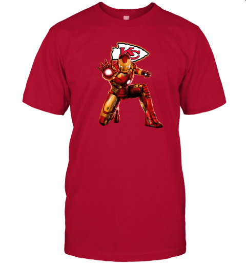 NFL Iron Man Kansas City Chiefs Long Sleeve T-Shirt - Rookbrand