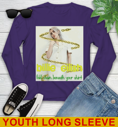 Billie Eilish Gold Chain Beneath Your Shirt 126