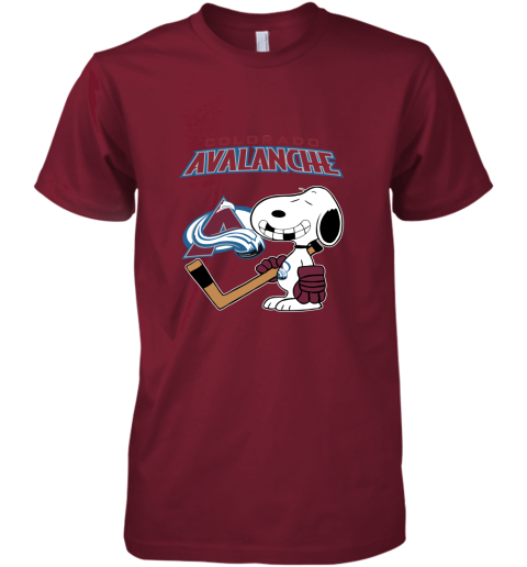 Colorado Avalanche Ice Hockey Broken Teeth Snoopy NHL Premium Men's T-Shirt