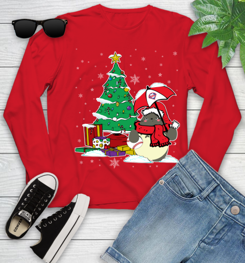 Philadelphia Phillies MLB Baseball Cute Tonari No Totoro Christmas Sports Youth Long Sleeve 11