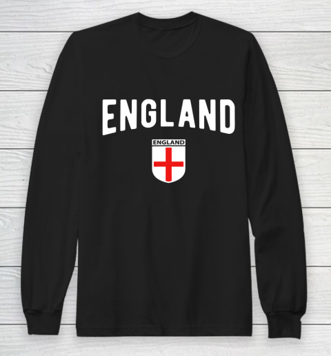 England Soccer Jersey 2021 2022 Football Team Long Sleeve T-Shirt