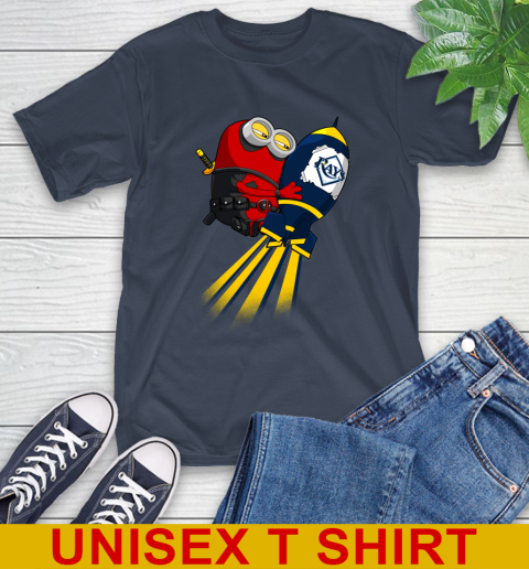 MLB Baseball Tampa Bay Rays Deadpool Minion Marvel Shirt T-Shirt 3