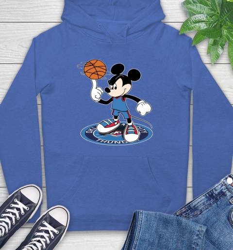 NBA Basketball Oklahoma City Thunder Cheerful Mickey Disney Shirt Hoodie 9