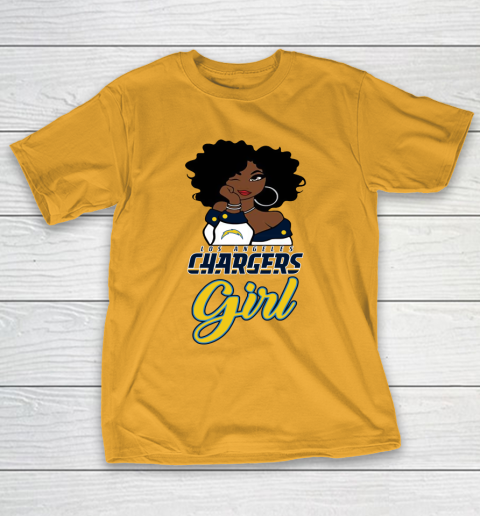 Los Angeles Chargers Girl NFL T-Shirt 3