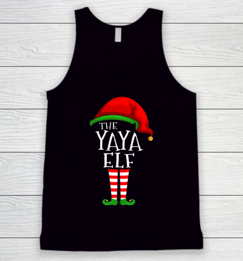 Yaya Elf Family Matching Group Christmas Gift Funny Tank Top