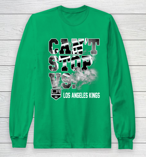 NHL Los Angeles Kings Hockey Can't Stop Vs Long Sleeve T-Shirt 4