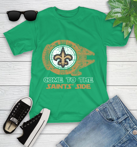 NFL Come To The New Orleans Saints Wars Football Sports Youth T-Shirt 8