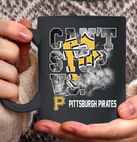 MLB Pittsburgh Pirates Baseball Can't Stop Vs Pirates Ceramic Mug 11oz