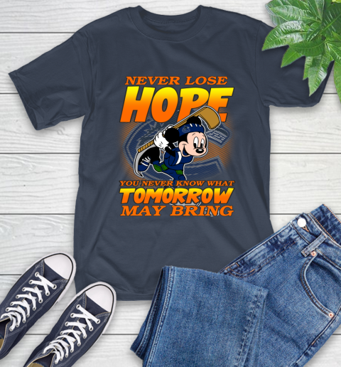 Vancouver Canucks NHL Hockey ootball Mickey Disney Never Lose Hope T-Shirt 3