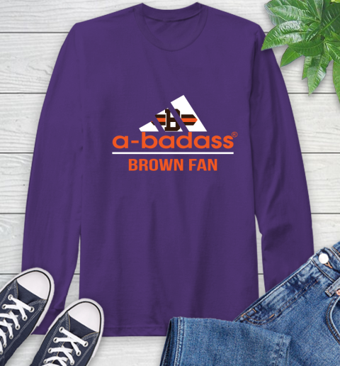 Cleveland Browns NFL Football A Badass Adidas Adoring Fan Sports Long Sleeve T-Shirt 5