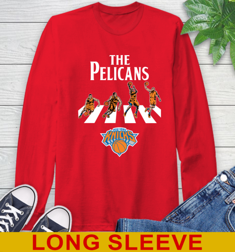 NBA Basketball New York Knicks The Beatles Rock Band Shirt Long Sleeve T-Shirt 12