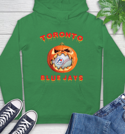 MLB Toronto Blue Jays Halloween Pumpkin Baseball Sports Hoodie 8