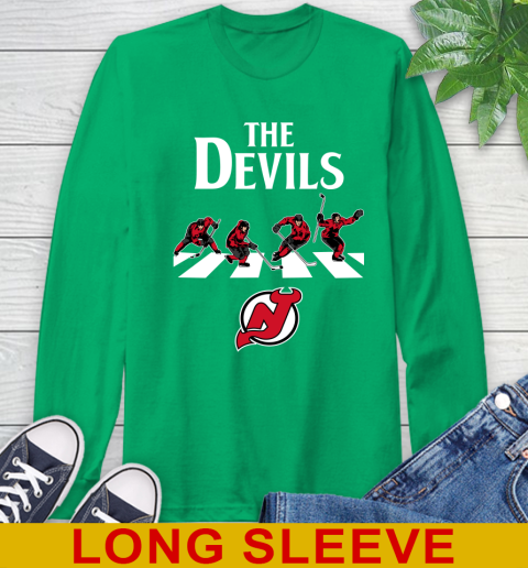 NHL Hockey New Jersey Devils The Beatles Rock Band Shirt Long Sleeve T-Shirt 8