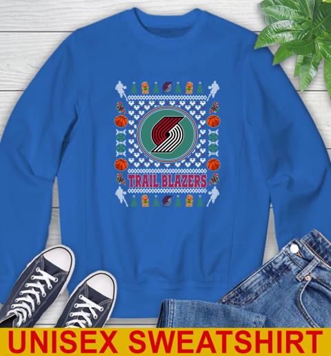 Portland Trail Blazers Merry Christmas NBA Basketball Loyal Fan Sweatshirt 11