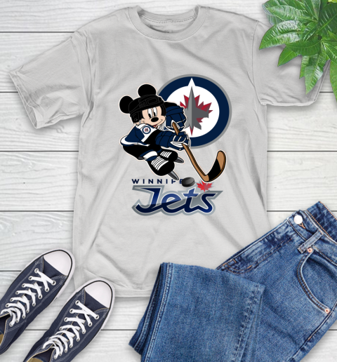 NHL Winnipeg Jets Mickey Mouse Disney Hockey T Shirt T-Shirt