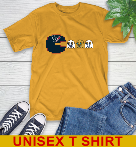 Houston Texans NFL Football Pac Man Champion T-Shirt 3